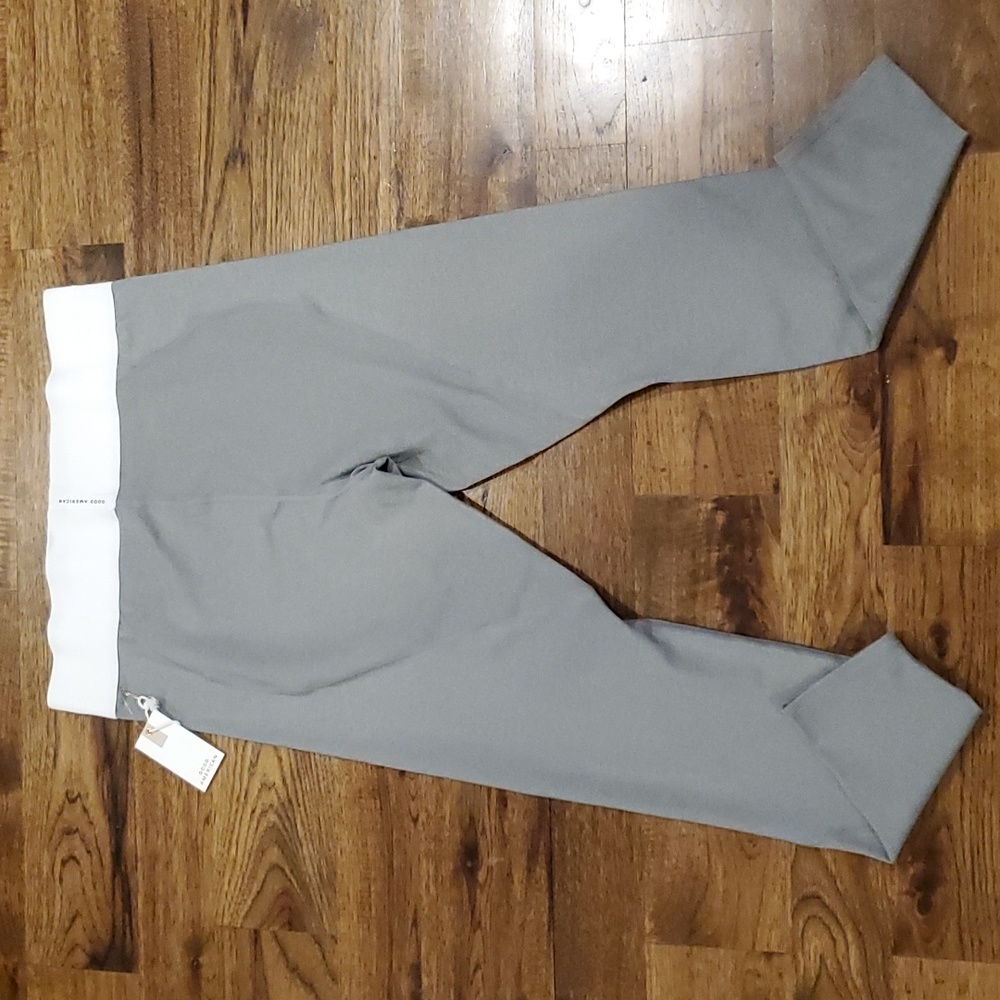 Womens Good American gray & white Icon Core Legging size 5 - Picture 4 of 6